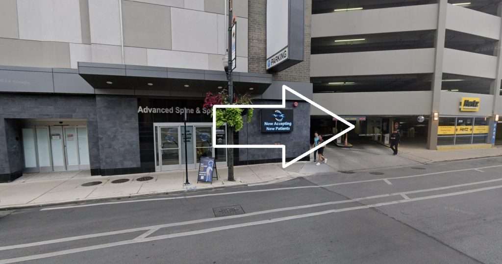 Free garage parking chiropractor chicago lakeview & lincoln park
