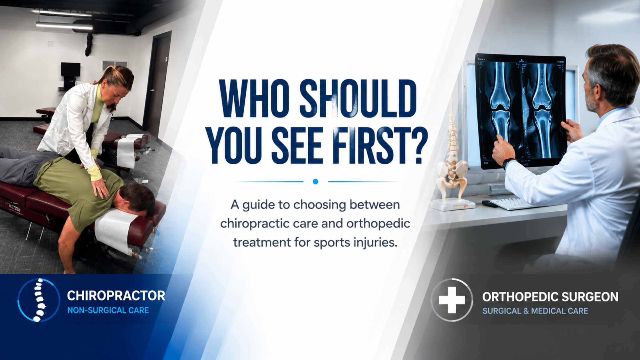 Chicago Sports Chiropractor Vs Orthopedic &Who Should You See First