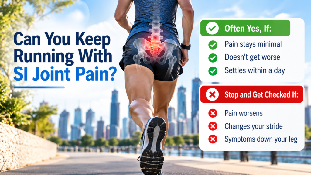 Can I continue Running With SI Joint Pain in Chicago?